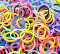 Loom Bands - разноцветные резинки для создания браслетов и аксессуаров!