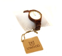 Деревянные часы "UWOOD"