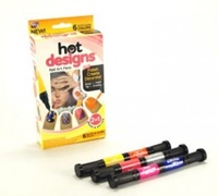 Набор для дизайна ногтей Hot Designs (Хот Дизайн) 6 цветов