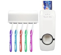 Дозатор для зубной пасты с подставкой для щеток "Toothpaste Dispenser" Дозатор для зубной пасты с подставкой для щеток "Toothpaste Dispenser"