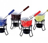 Набор для шоколадного фондю Kaiserhoff KH 4518 (керамика) Набор для шоколадного фондю Kaiserhoff KH 4518 (керамика)